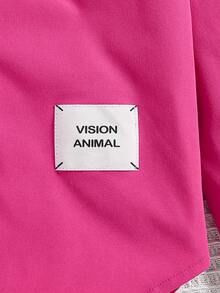 Tween 女孩字母拼貼字母印花休閒襯衫 - 彩色 - 查看 5