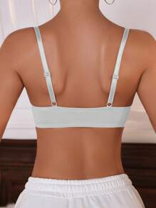 DesireSculpt 純色鋼托胸罩 - 白色 - 查看 2
