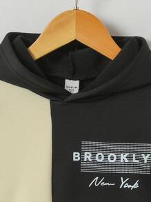 SHEIN 男童拼布卫衣 - 彩色 - 查看 5