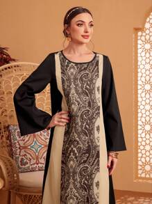 Al Najma 女士花卉印花鐘袖連衣裙