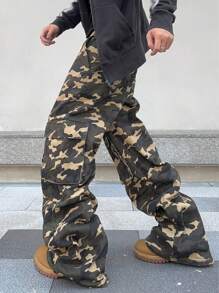 Manfinity EMRG Lỏng lẻo phù hợp Nam Ngụy trang In Quần jean - Nhiều màu - Xem 2