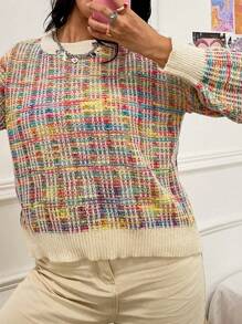 Lunelith SHEIN Lunessa Casual Drop Shoulder Sweater