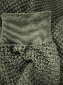 Flirla Plus Size Solid Color V-Neck Off-Shoulder T-Shirt