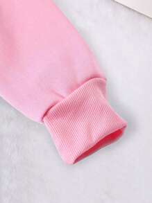 INAWLY 饮料印花休闲圆领运动衫、长袖上衣