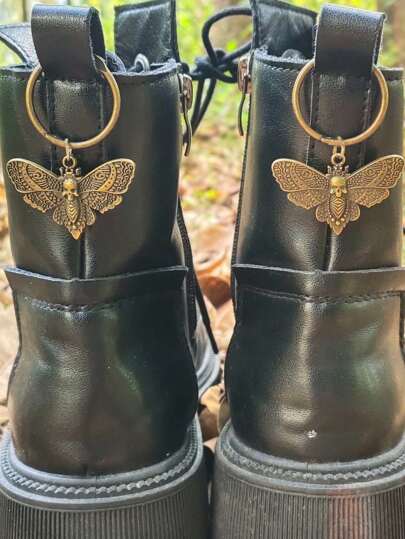 Goth 1 Paire Décoration De Pendentif En Forme De Papillon De Nuit