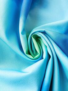 SHEIN Unity 大尺碼紮染正面紐帶連身裙 - 彩色 - 查看 3