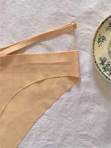 3入套女士平口三角褲 - 彩色 - 查看 4