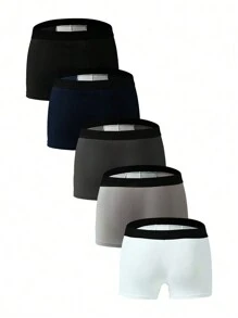 Men's Cross Printed Boxer Briefs (5pcs) - Multicolor - View 2