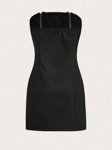 SHEIN ICON Vestidos De Mujer - Negro - Ver 3