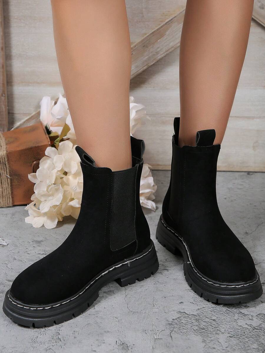 Botas De Moda Para Mujer - Negro - Ver 1