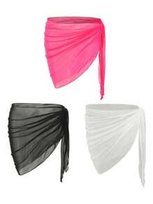 Swim Basics Women Cover Ups Simpul Plain - MultiWarna - View 5