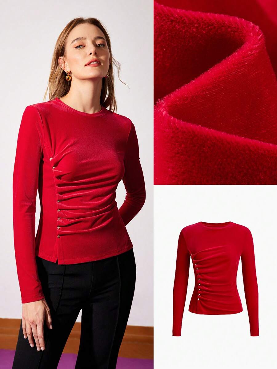 MOTF PREMIUM Xù Nút Áo