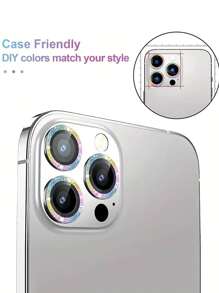 ROMWE Apple's camera cover glitter lens protector - Multicolor - View 3