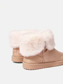 SHEIN VCAY Women's Fashionable Versatile Comfortable Ankle Boots And Short Boots