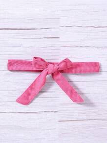 SHEIN Girls' Sleeveless Dress With Double Pocket And Bow Decoration - Multicolor - View 6