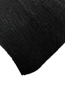 SHEIN EZwear Của phụ nữ Màu thuần Viền bất đối xứng Áo không dây - màu đen - Xem 4