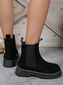 Botas De Moda Para Mujer - Negro - Ver 2