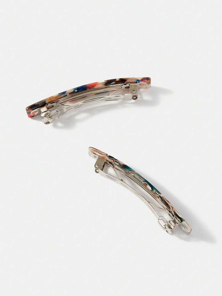 2-PACK ACETATE HAIR CLIPS