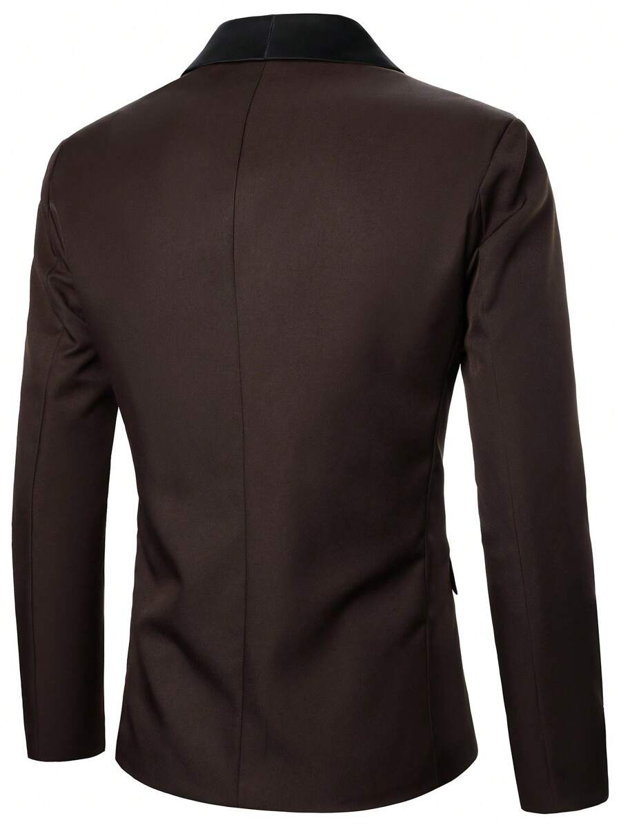 Manfinity Mode Men's Shawl Collar Suit Jacket And Trousers Set SHEIN USA