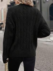 EMERY ROSE Women's V-Neck Sweater In Fall/Winter