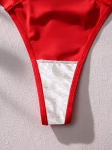 3 件装镂空性感内裤套装 - 彩色 - 查看 5