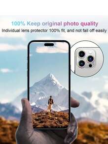 ROMWE Apple's camera cover glitter lens protector - Multicolor - View 5