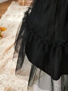 Vestido Estilo Gótico Para Bebé Niña - Multicolor - Ver 4