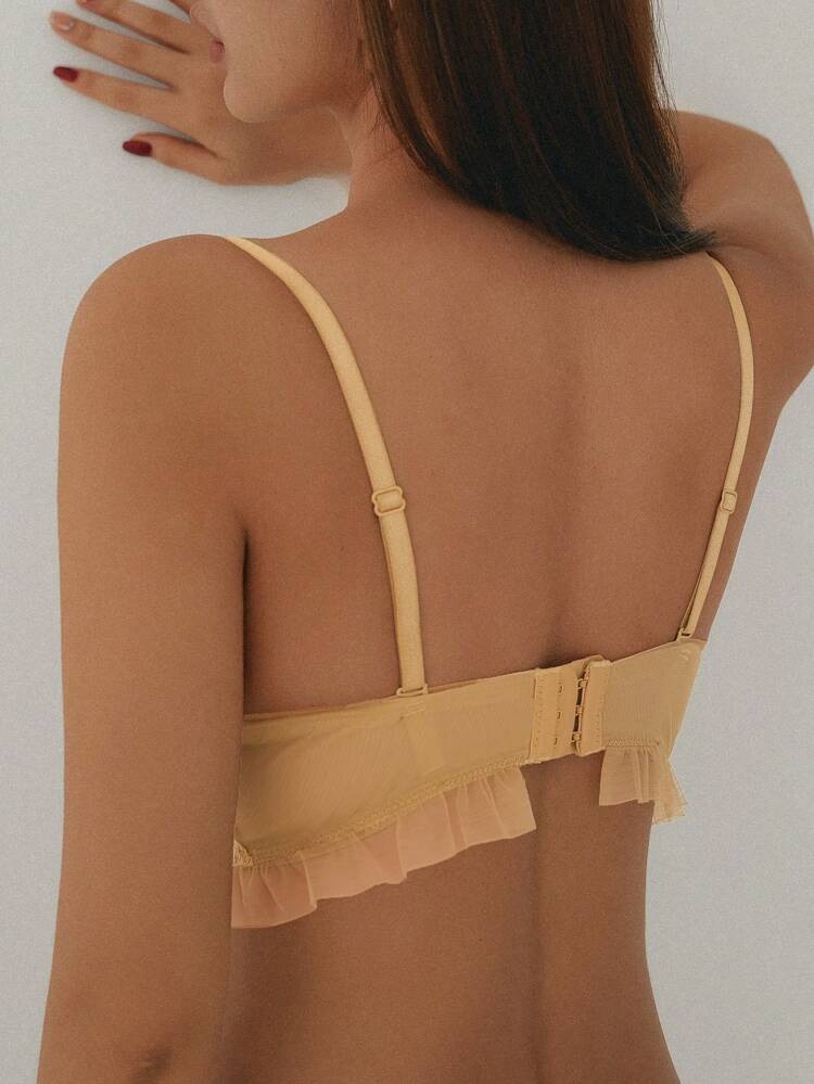 Lace Triangle Cup Bra Lingerie For Women