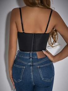 Allurite Của phụ nữ Không tay Áo ba lỗ Áo Với Thêu Hoa - Nhiều màu - Xem 2