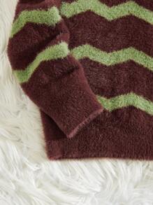 Manfinity VCAY Homme Pull À Chevrons - Multicolore - Voir 4