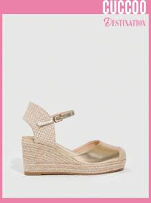 Giày nêm & Phẳng của Nữ - Vàng - Xem 3