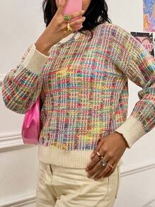 Lunelith SHEIN Lunessa Casual Drop Shoulder Sweater