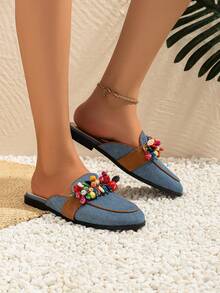 平底低胸家居拖鞋鞋