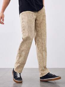 Manfinity VCAY Men's Straight Leg Jeans - Multicolor - View 3