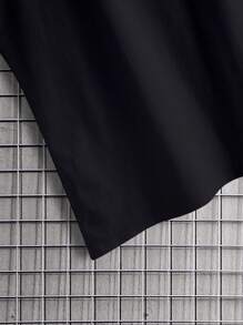 Manfinity Homme Men's Pattern Printed Casual Funny Graphic Sleeveless Tank Top, For Workout, Friends - Black - View 3