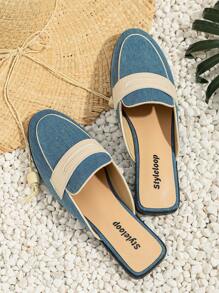 Zapatos planos - Azul - Ver 3