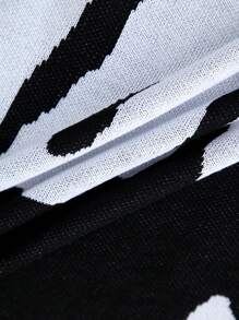 男士時尚休閒針織毛衣,適合秋冬季節、派對和戶外活動,保持暖和 - 黑色 - 查看 6