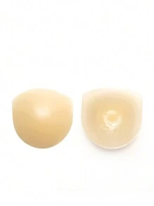 1對半月形矽膠內墊,適用於胸罩 - 杏色 - 查看 5