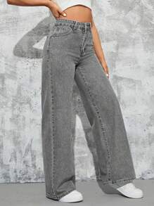 Jeans Droit Pour Femme