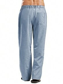 Nam Eo đàn hồi Giải trí Quần - Màu xanh nhạt - Xem 2