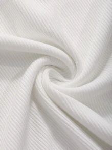 Dazy Plus Plus Size Women's Leg-Of-Mutton Sleeve T-Shirt Long Sleeve Women Tops - White - View 5