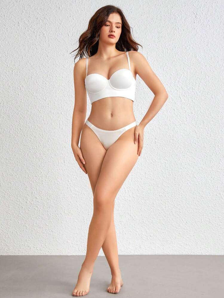 Leisure Women's Letter Printed Strap Thong