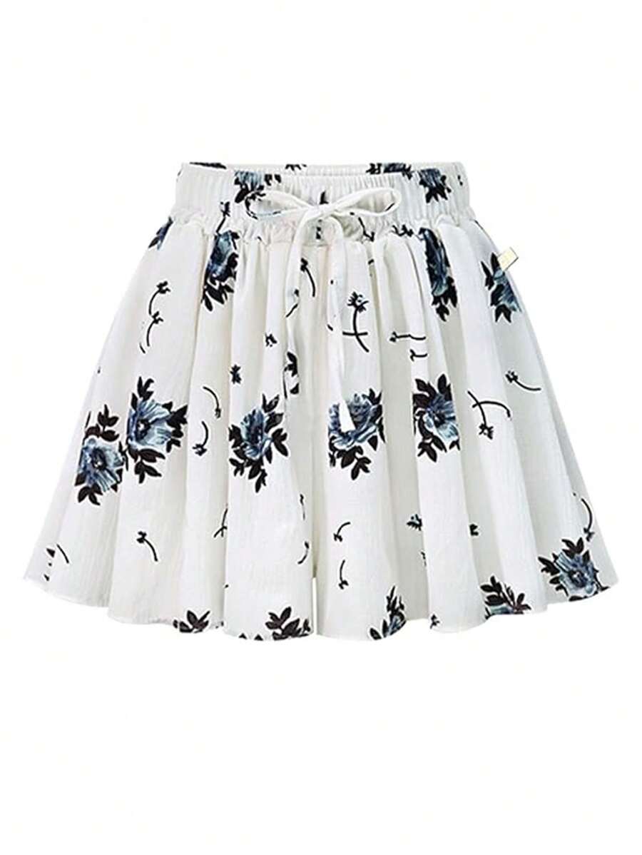 RISEN Full Size High Rise Button Down Skorts Plus Size