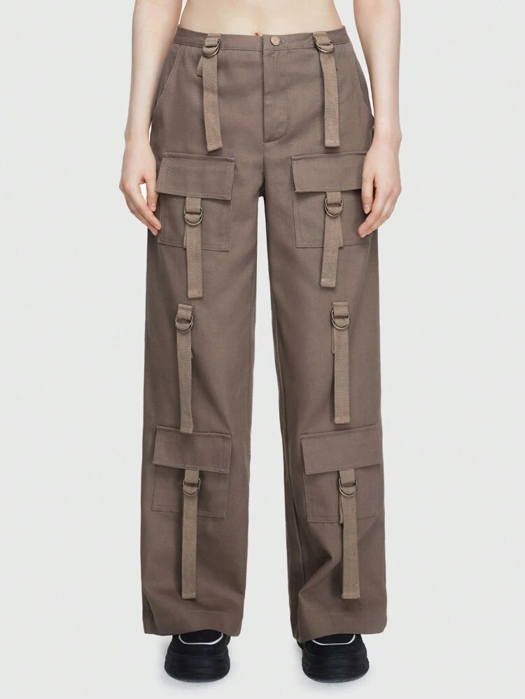 Ultra Low-Waist Women'S Cargo Pants