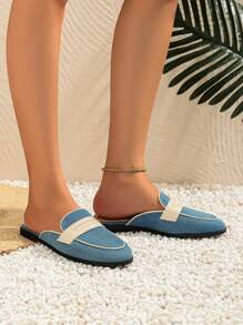 Zapatos planos - Azul - Ver 2