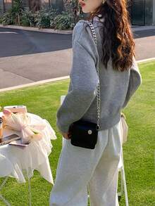 Alicedudu Women's Colorblock Turtleneck Sweater, Autumn/Winter