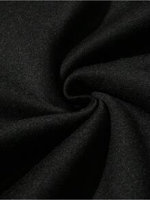 男款長袖連帽衫,熊熊圖案印花 - 黑色 - 查看 8