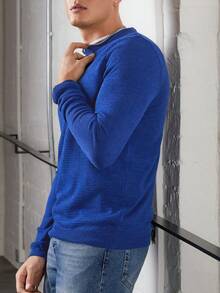 RueChic 男士毛衣 - 藍色 - 查看 3