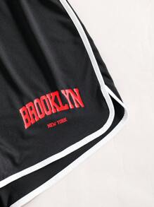 Sparklyn Teen Girls' Letter Print Tank Jumpsuit And Shorts Set