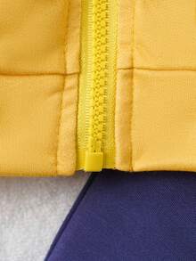 Baby Boys' Dinosaur Printed Hooded Outfit For Autumn And Winter - Multicolor - View 4